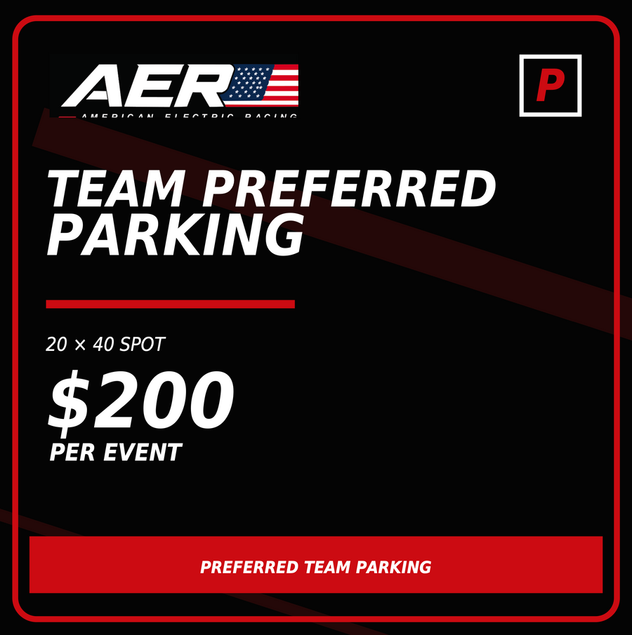 Race Team Preferred Parking Spot